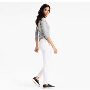 Levi’s 711 White Skinny Jeans